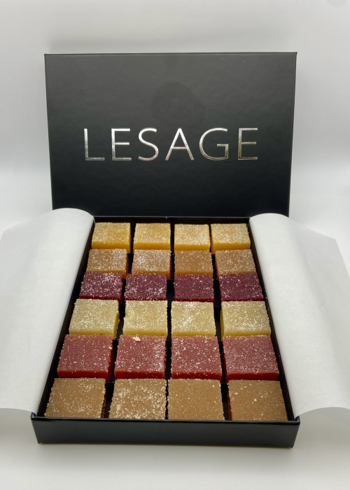 NOS COFFRET 12 PATES DE CREME DE FRUITS | dessert Pâtisserie Lesage Annemasse 74