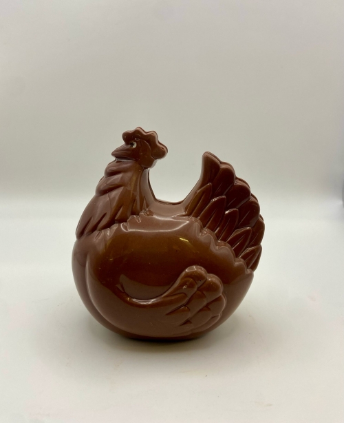 POULE CHOCOLAT NOIR TAILLE 2 | pâques Patisserie Lesage Annemasse 74