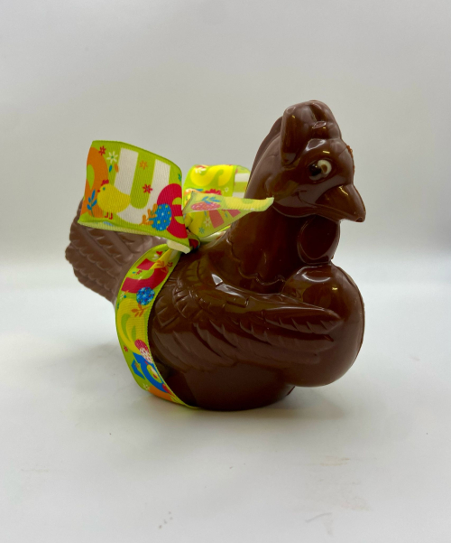 POULE CHOCOLAT NOIR TAILLE 3 | pâques Patisserie Lesage Annemasse 74