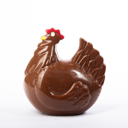 POULE CHOCOLAT LAIT  TAILLE 2 | pâques Patisserie Lesage Annemasse 74