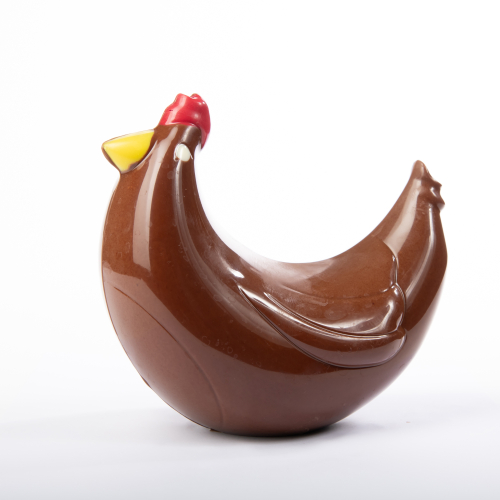 POULE CHOCOLAT LAIT RIEUSE | pâques Patisserie Lesage Annemasse 74