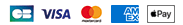 CB, Visa, Mastercard, American Express, Apple Pay